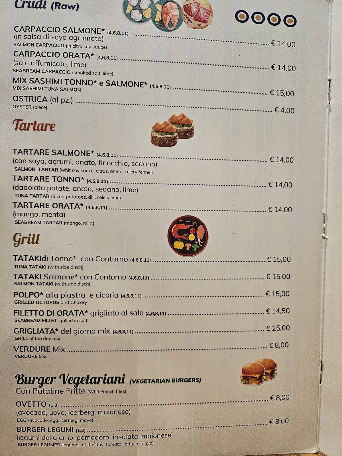 Menu di Fish Hub 
