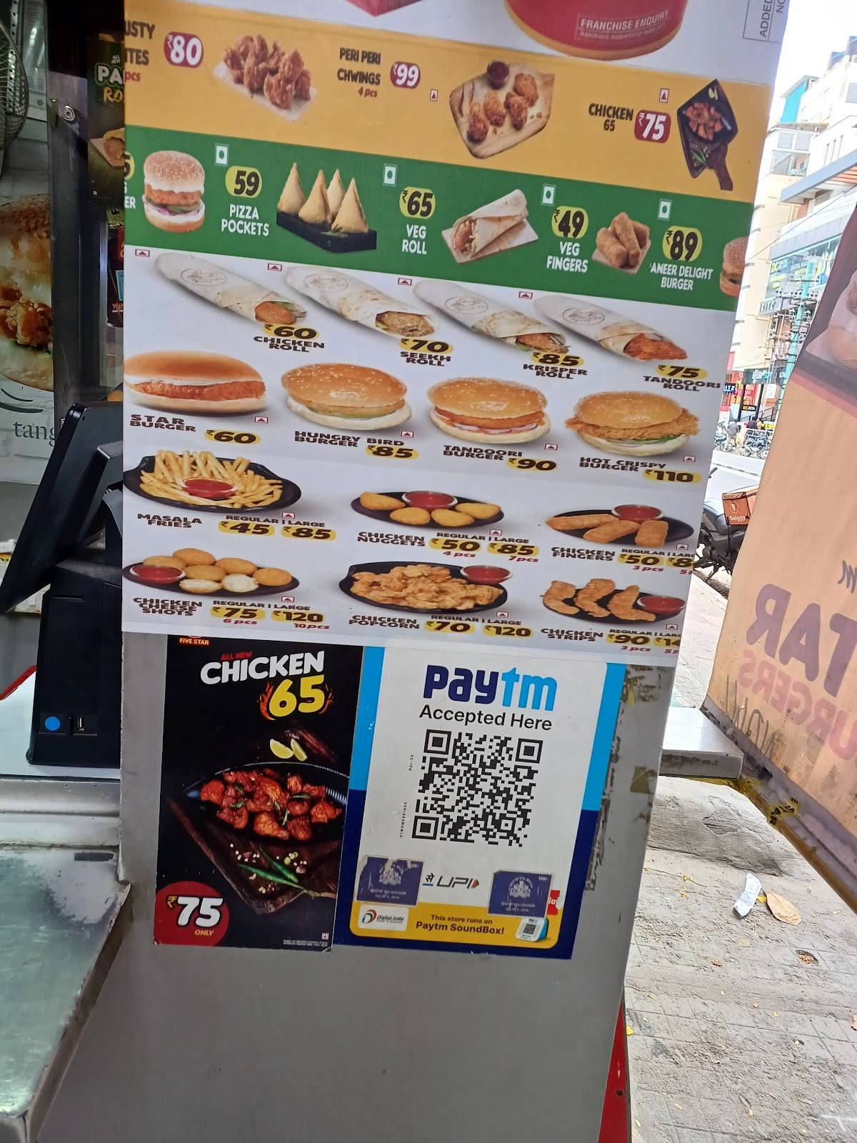 Five Star Chicken ( BTM ) menu