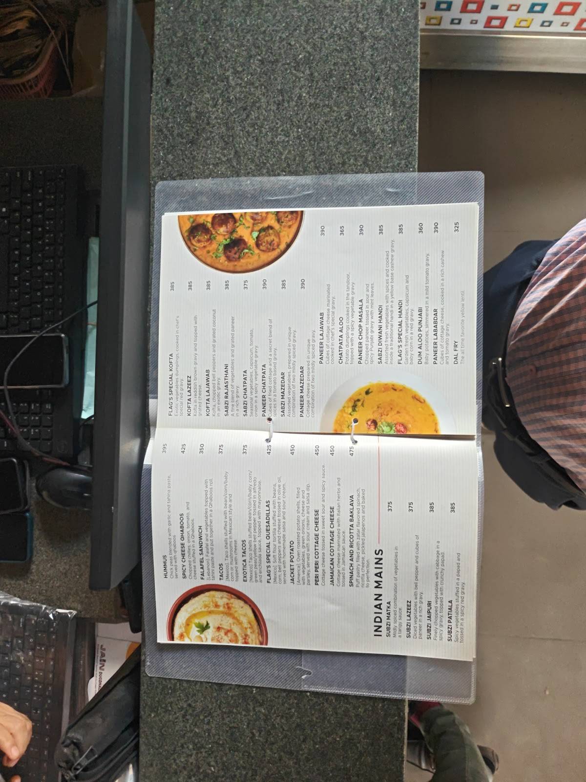 Flag's Restaurant Liberty Garden Malad menu