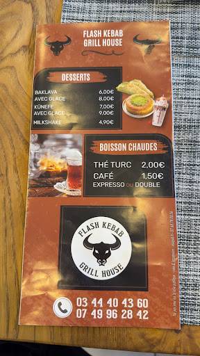 Menu de Flash Kebab Grill House