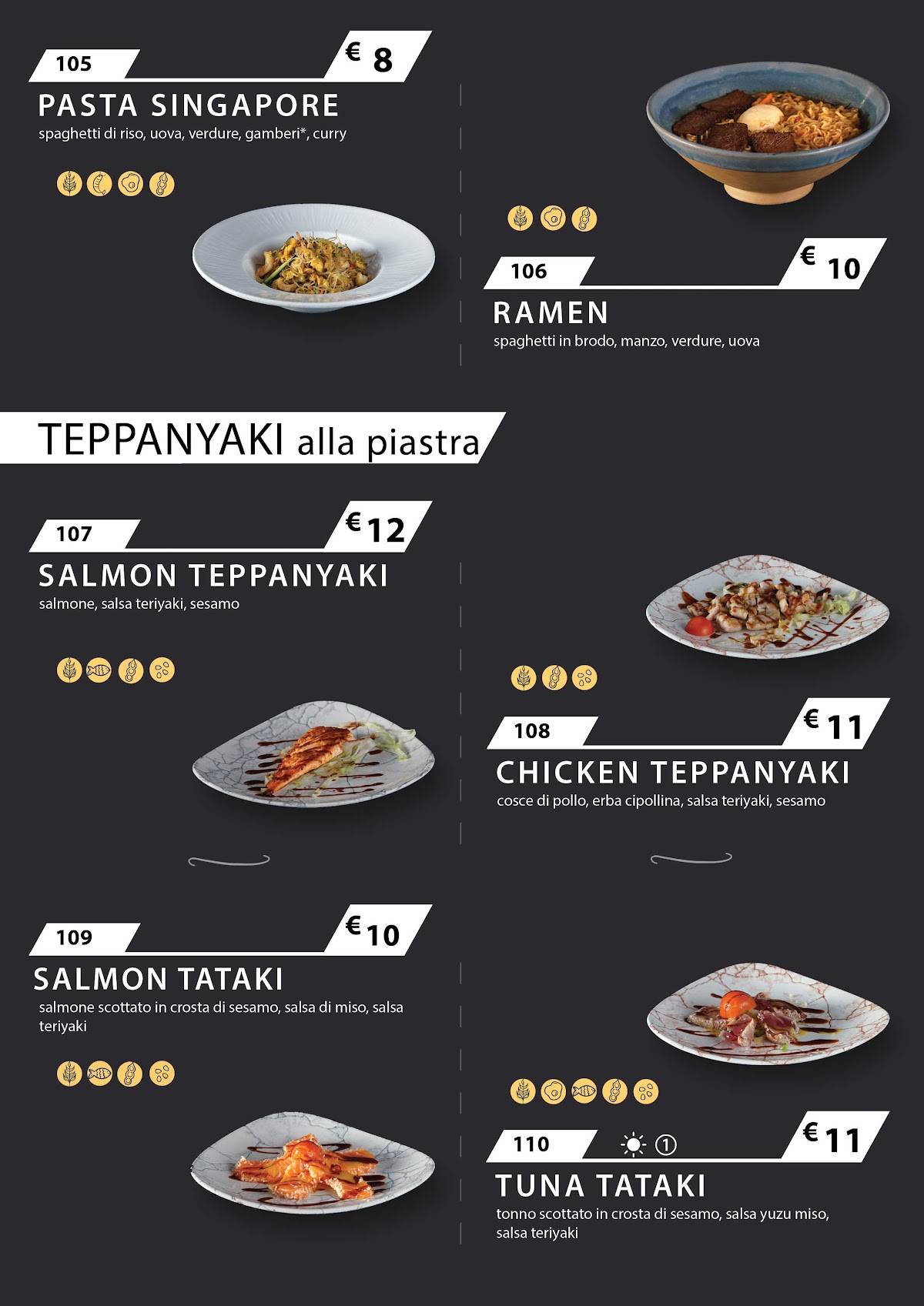 Menu di Flying Fish Cagliari 