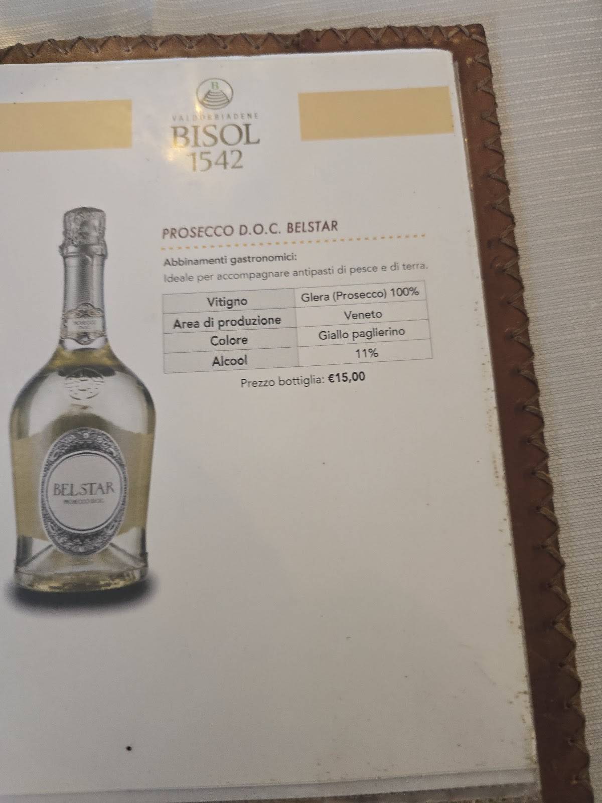 Menu di Ristorante Pizzeria Paradiso 