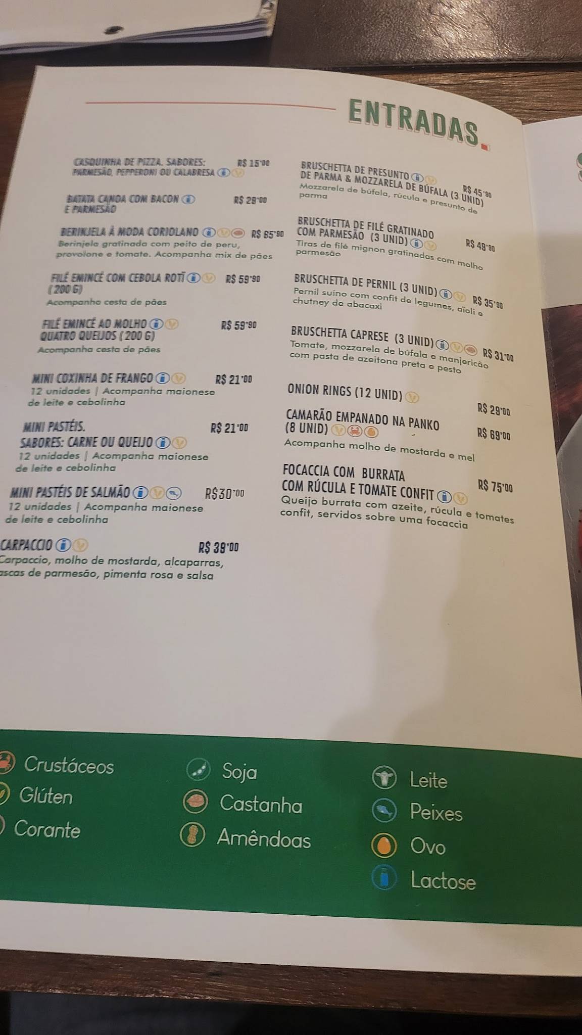 Forneria Coriolano - Restaurante e Pizzaria cardápio