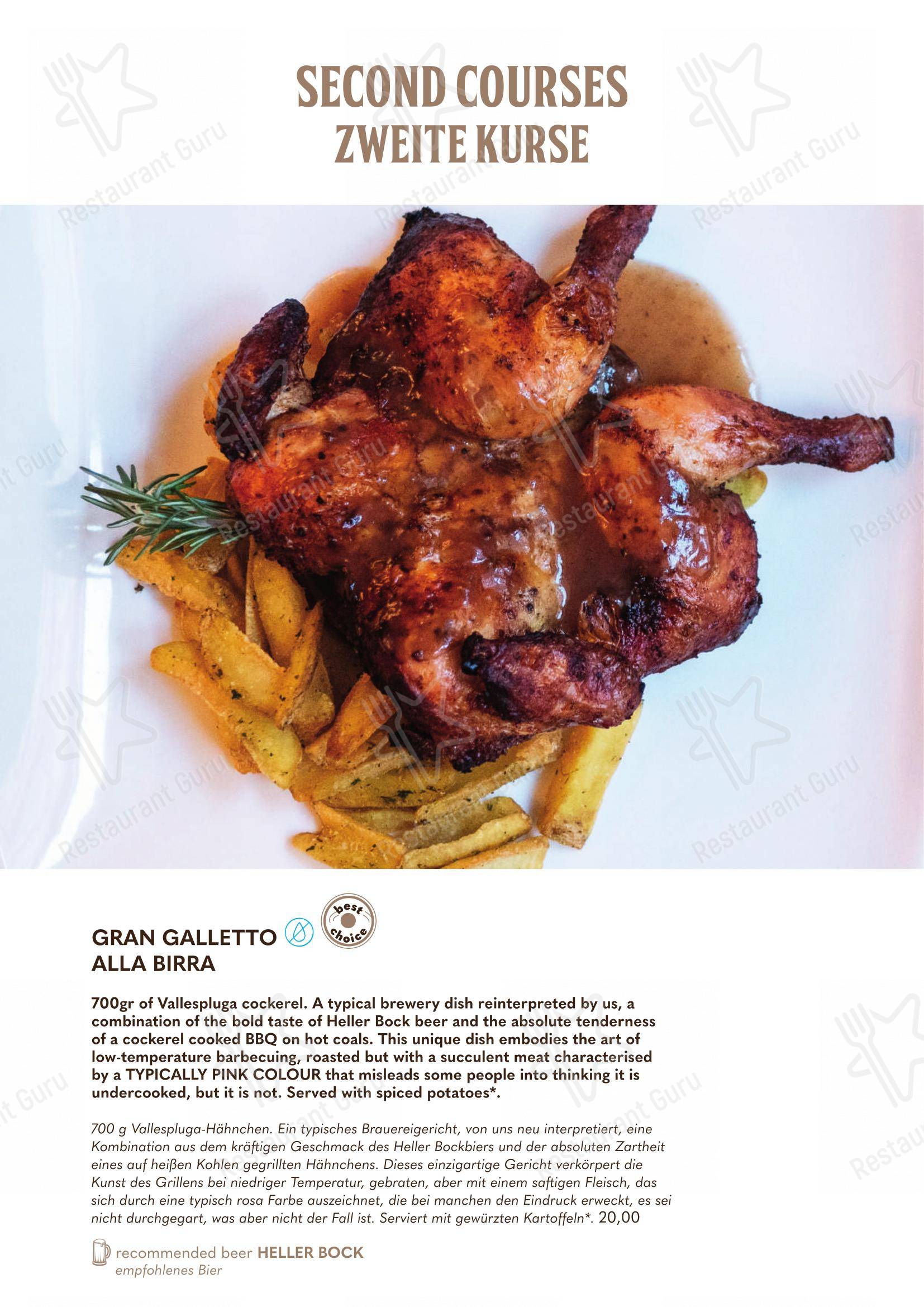 Основное меню per Forsterbräu Trento in Trento