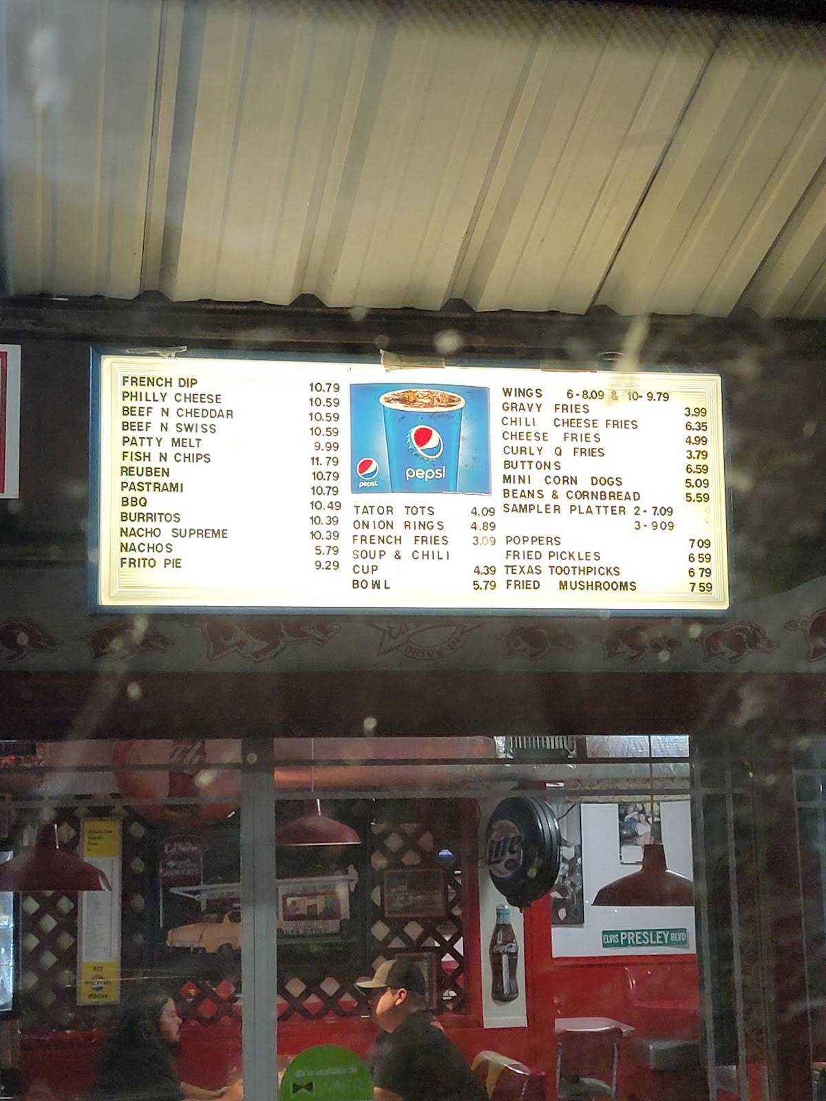 Menu at Ed Walker's DriveIn & Restaurant, Fort Smith