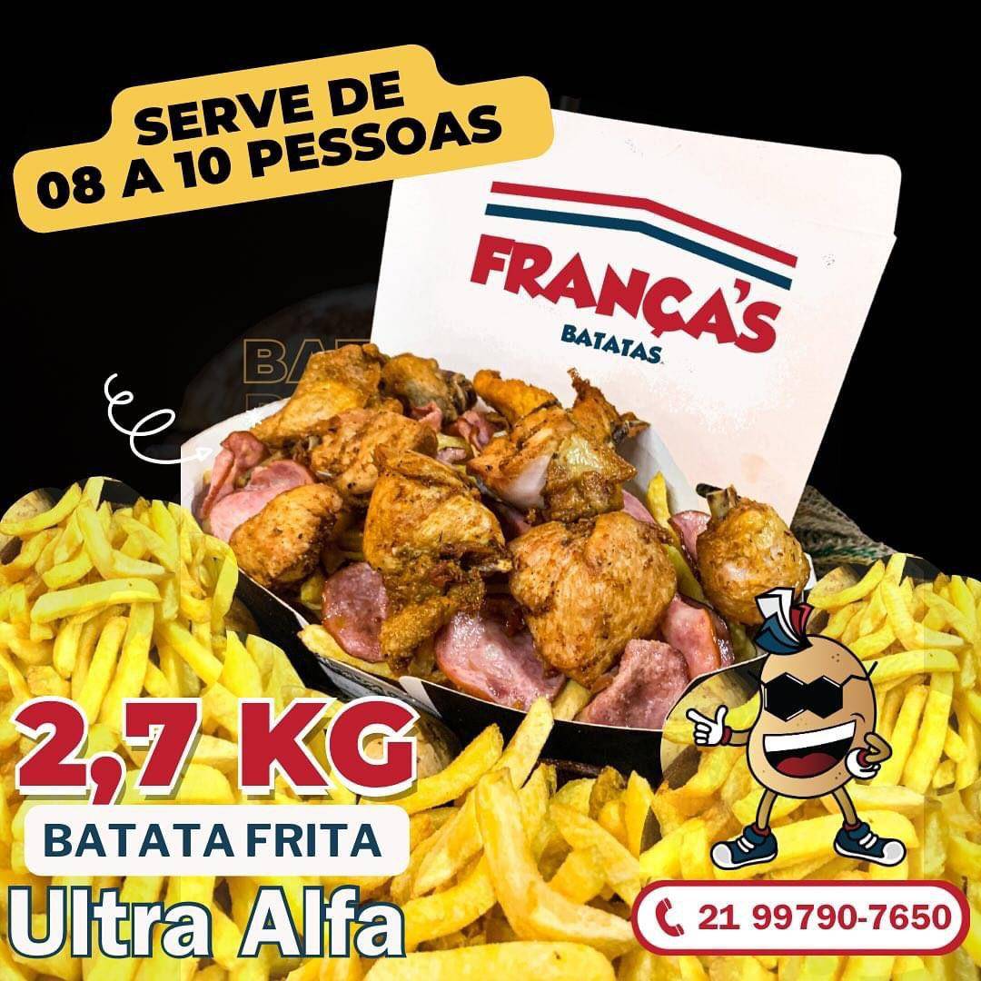 Franca’s Batatas cardápio