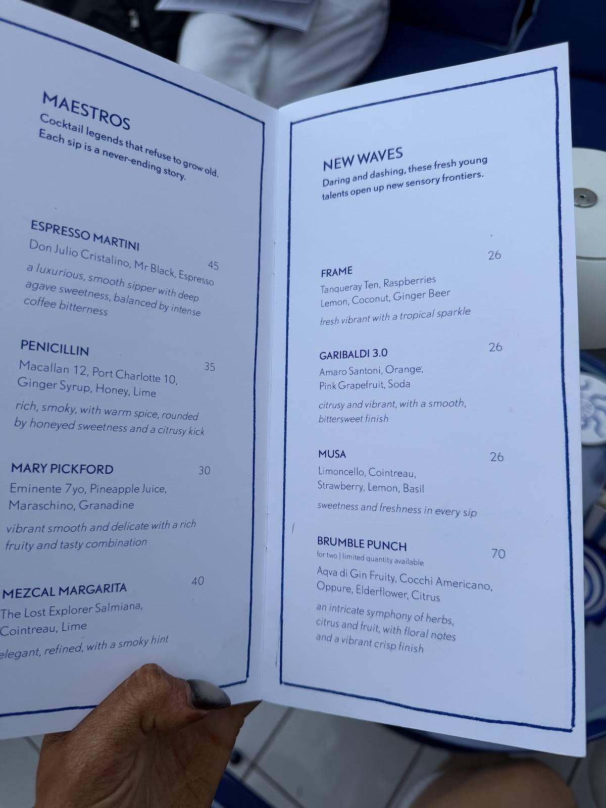 Menu di Bar Franco 