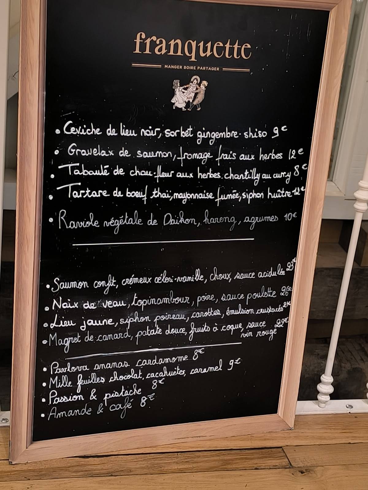 Menu de Franquette