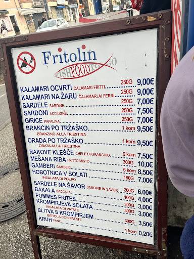 Menu di Fritolin 