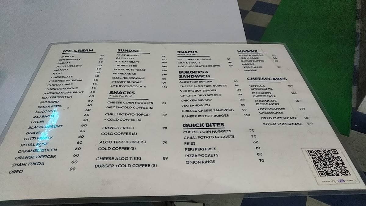 Frozen Fix menu