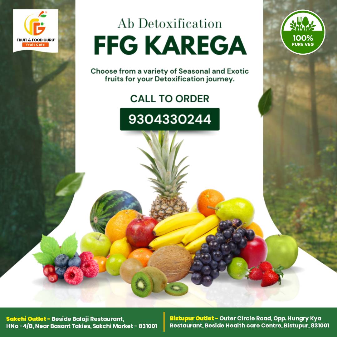 Fruit and Food Guru menu