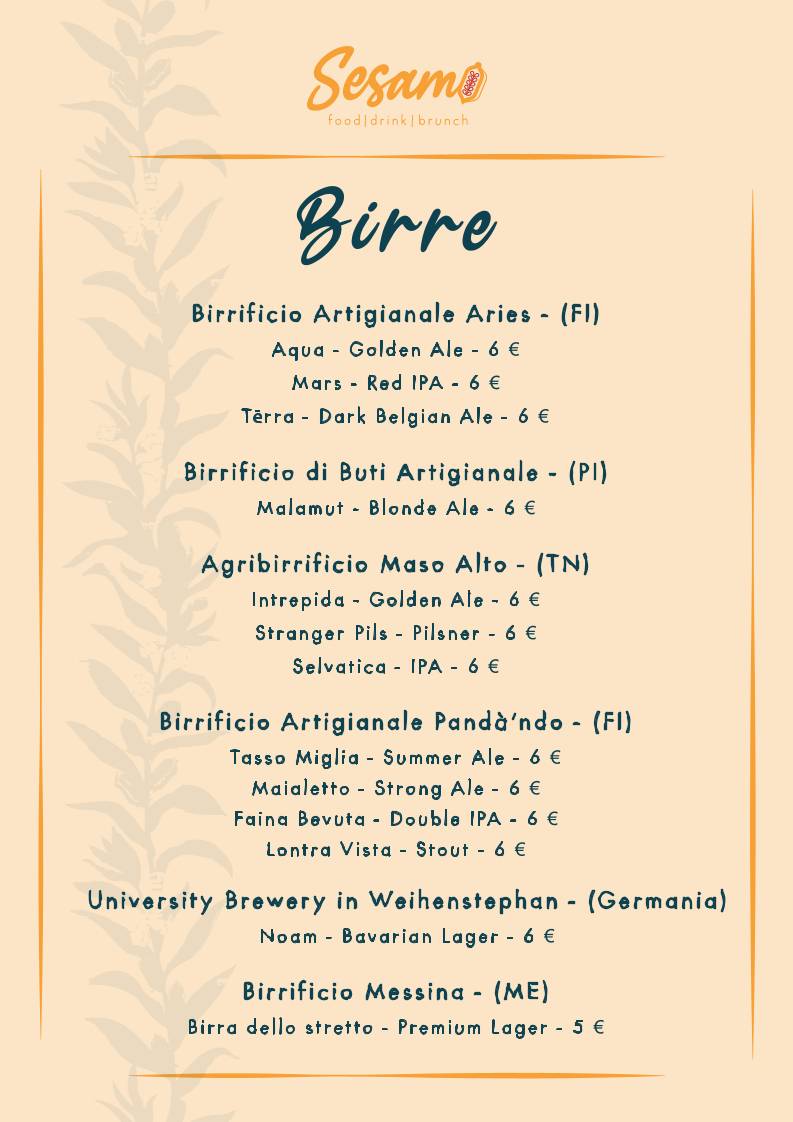 Menu di Sesamo 