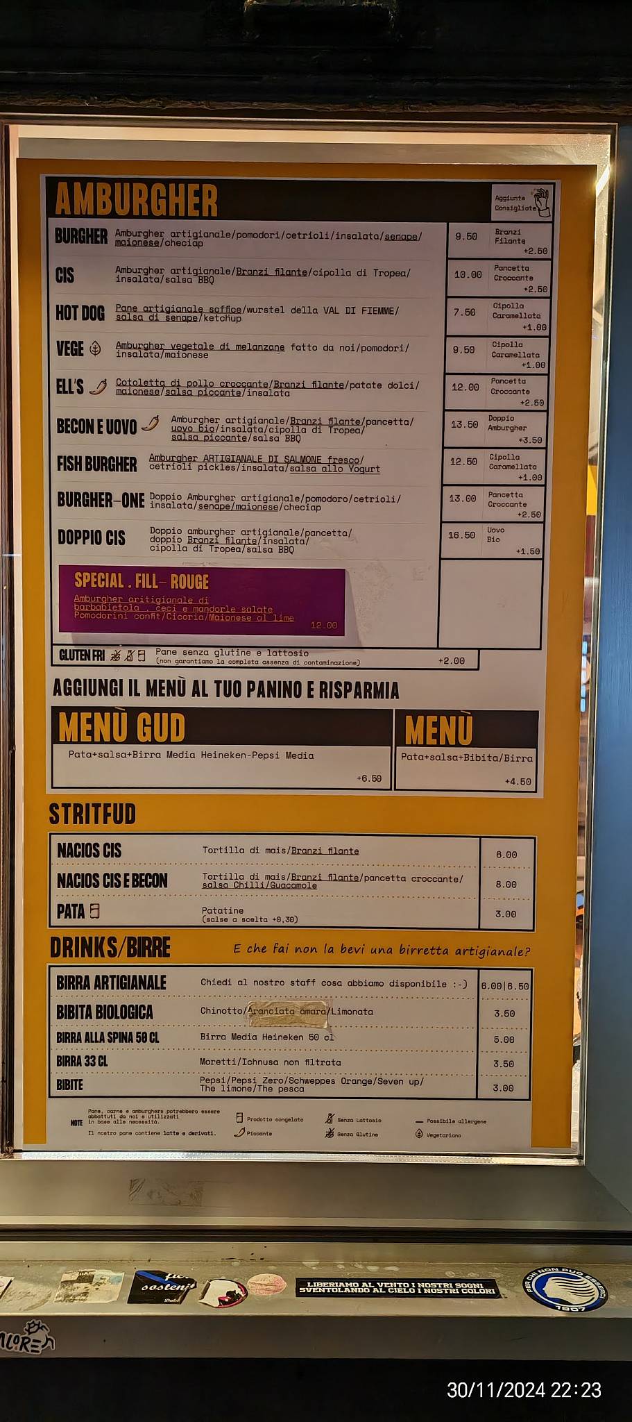 Menu di Fudbox 