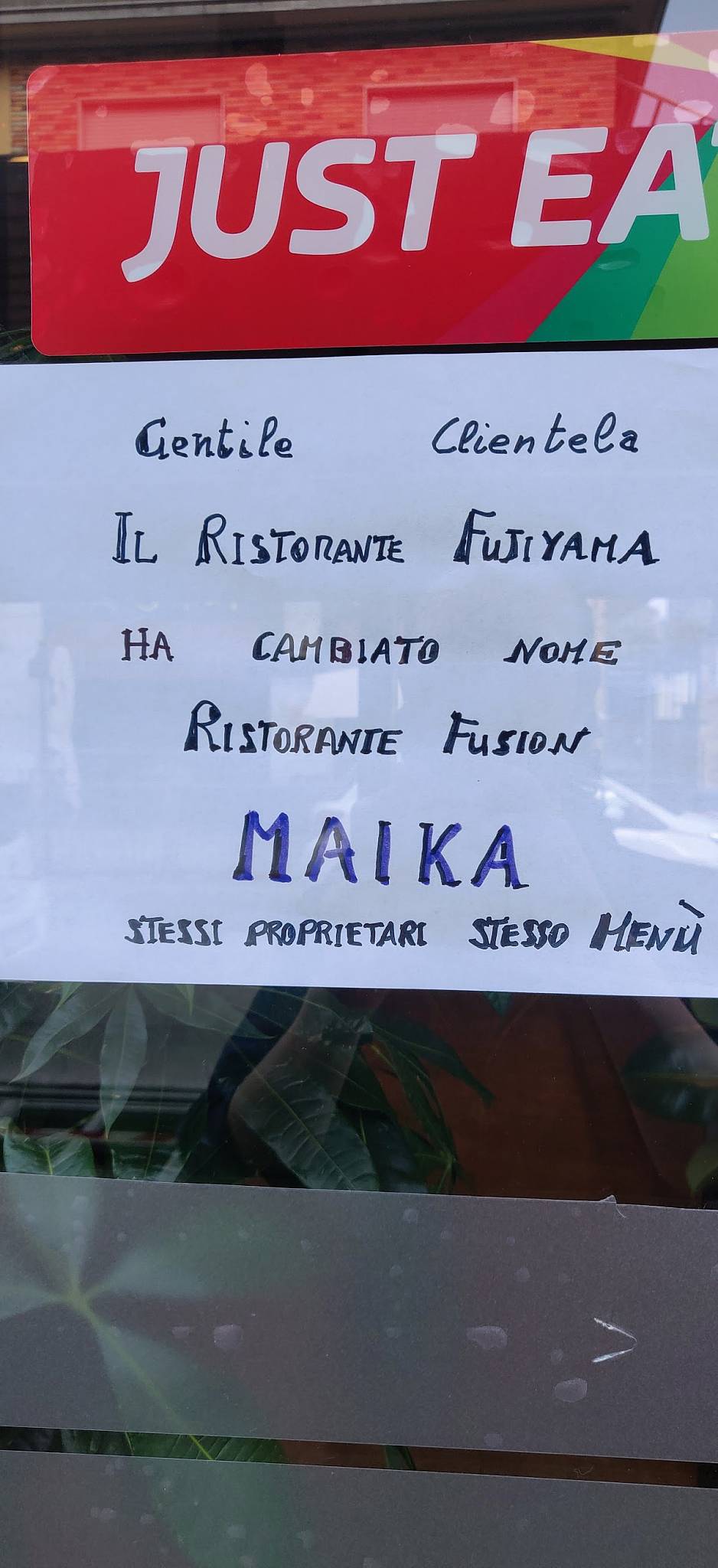Menu di Ristorante Fujiyama 