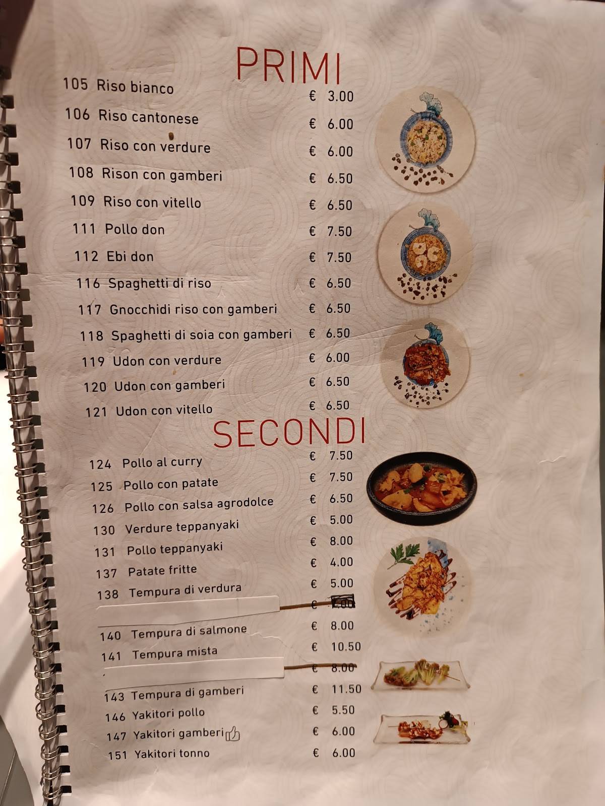 Menu di Ristorante Fujiyama 