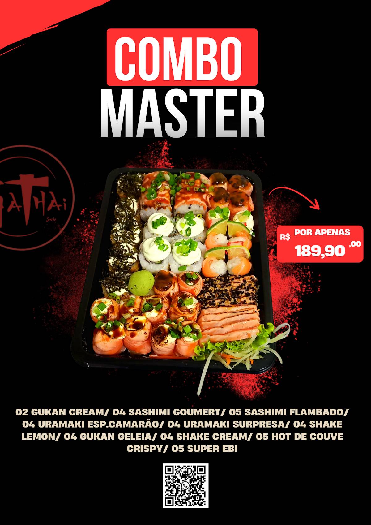 GATHAI SUSHI cardápio