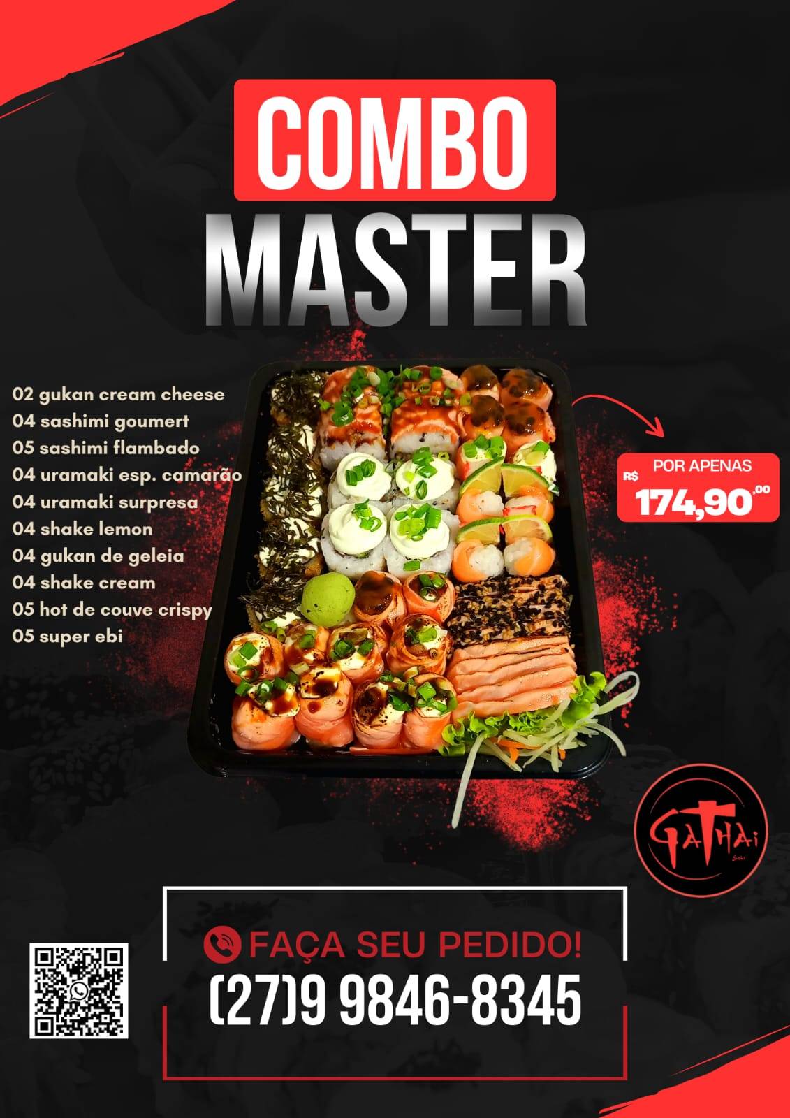 GATHAI SUSHI cardápio