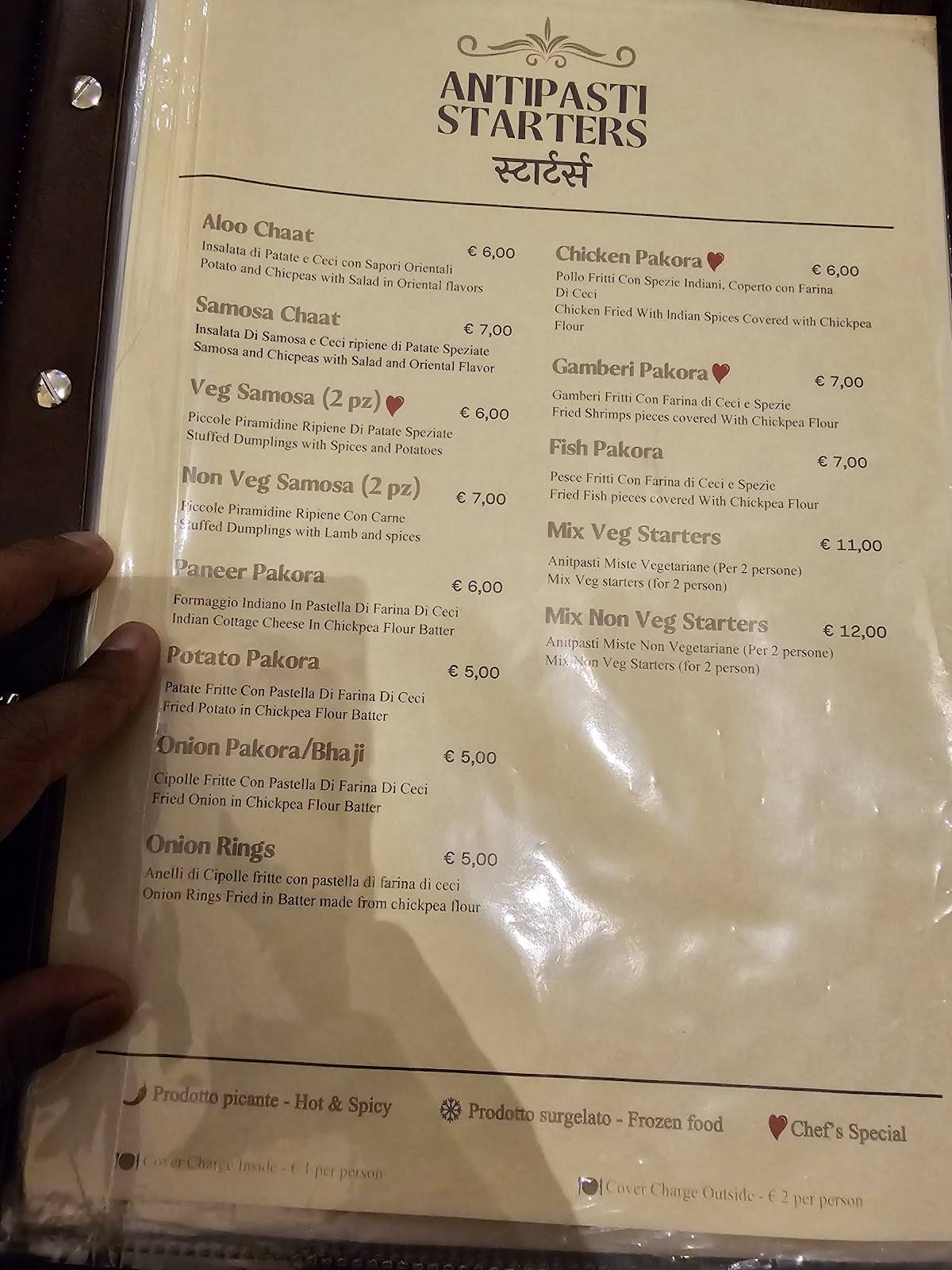 Menu di Gandhi 2 Indian Restaurant 