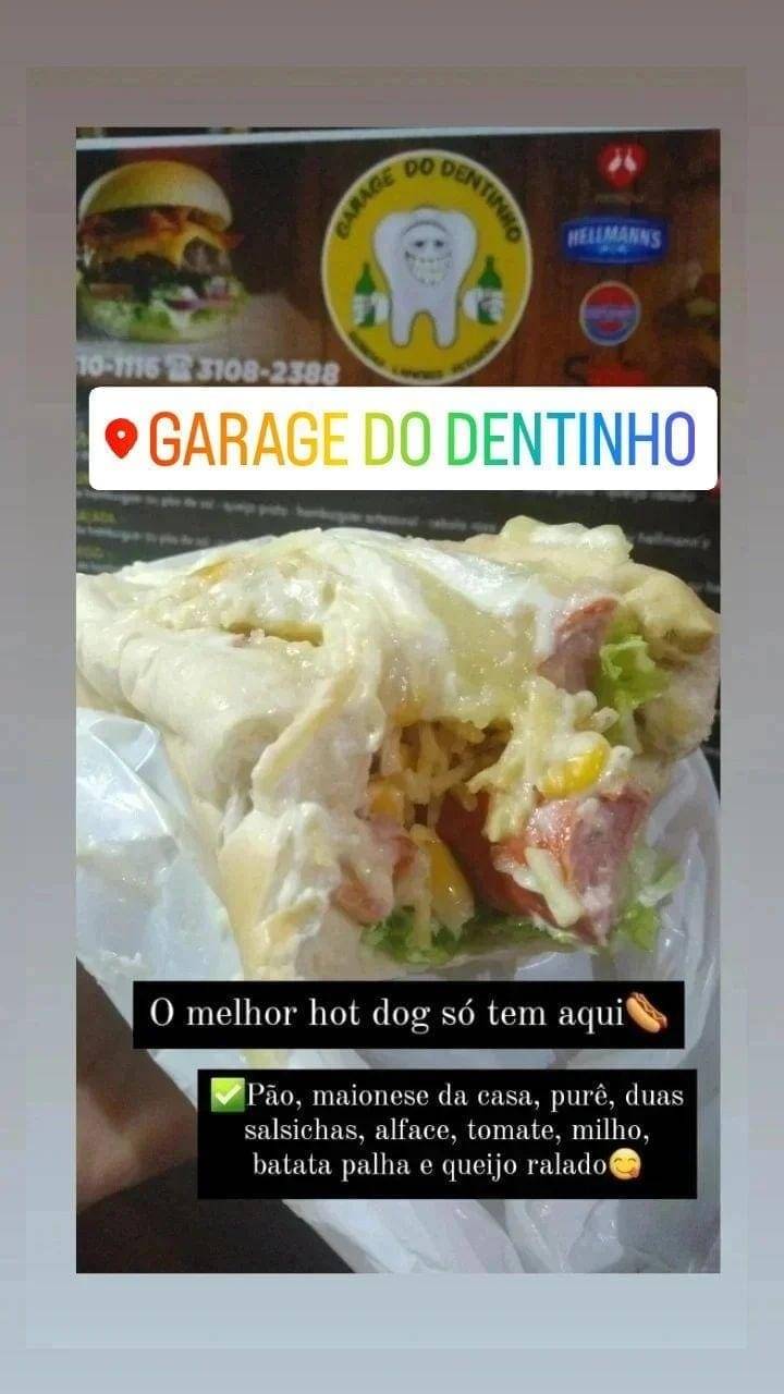 Garage Do Dentinho cardápio