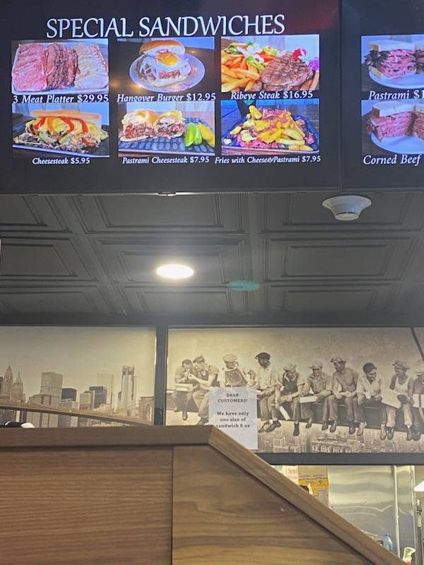 Menu at Pastrami Grill Bistro steakhouse, Garfield