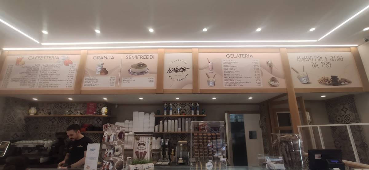 Menu di Gelateria Iceberg 