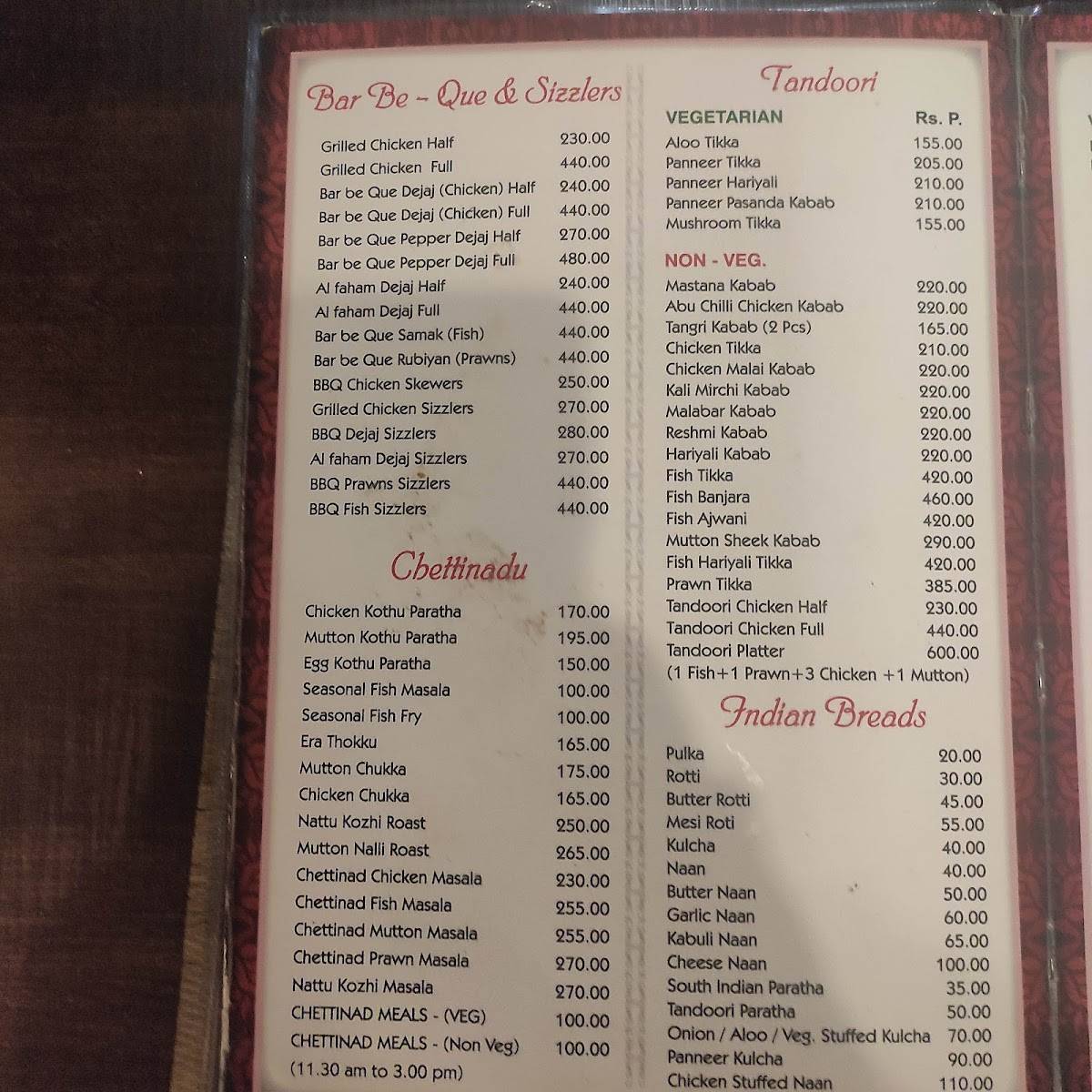Gem Exprezz Multicuisine Restaurant menu