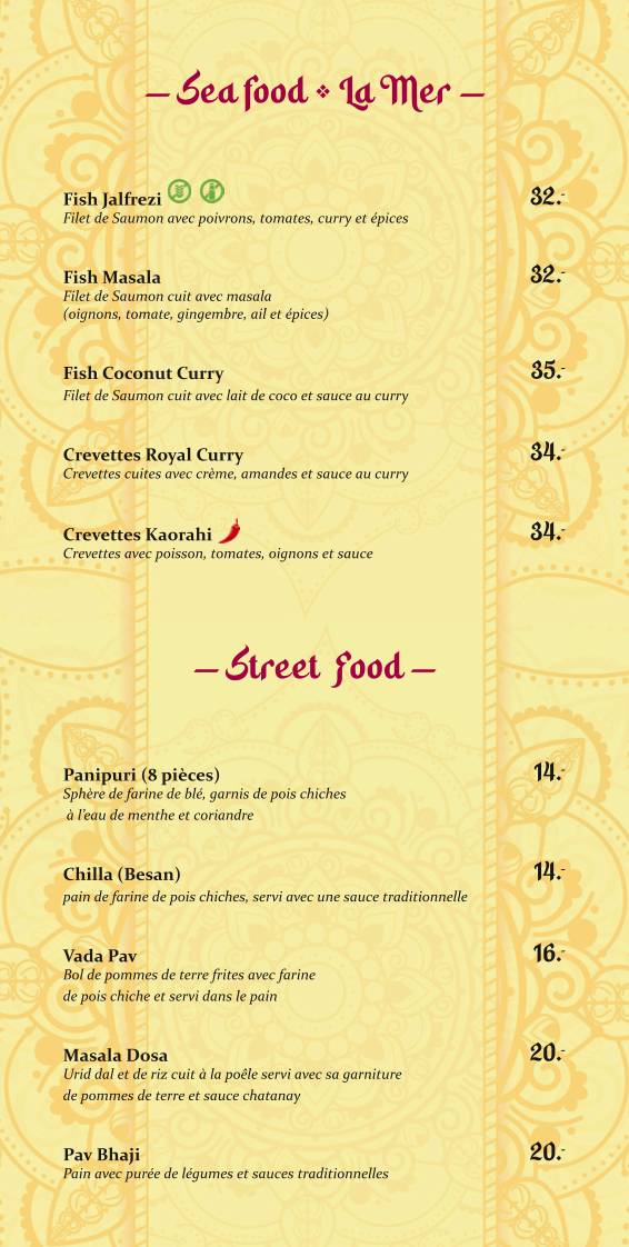 Menu di Mr. Pal - Indian Restaurant(halal food)50% off on direct reservation(only card menu)