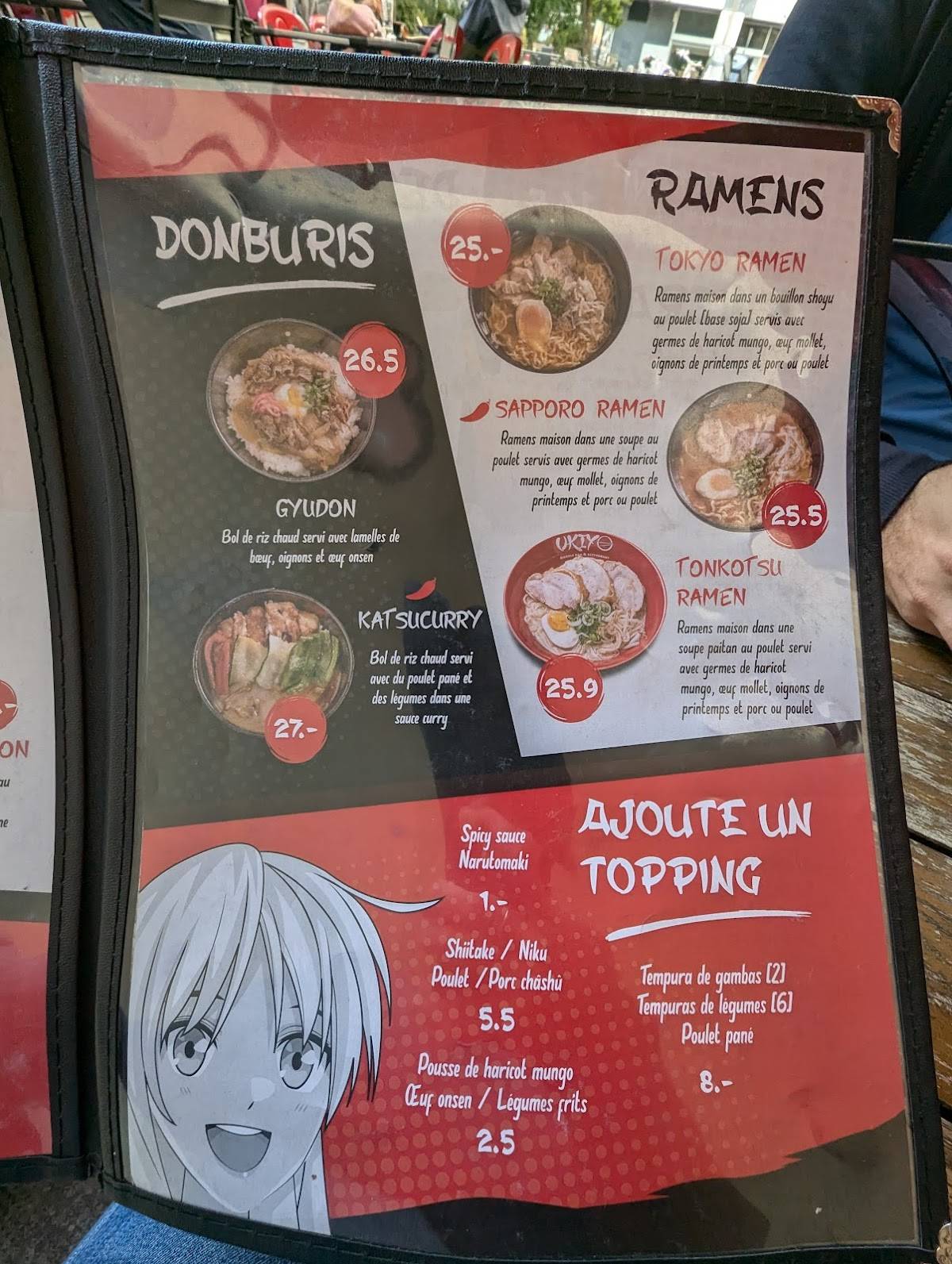 Menu di Ukiyo Restaurant - Ramen & Udon 