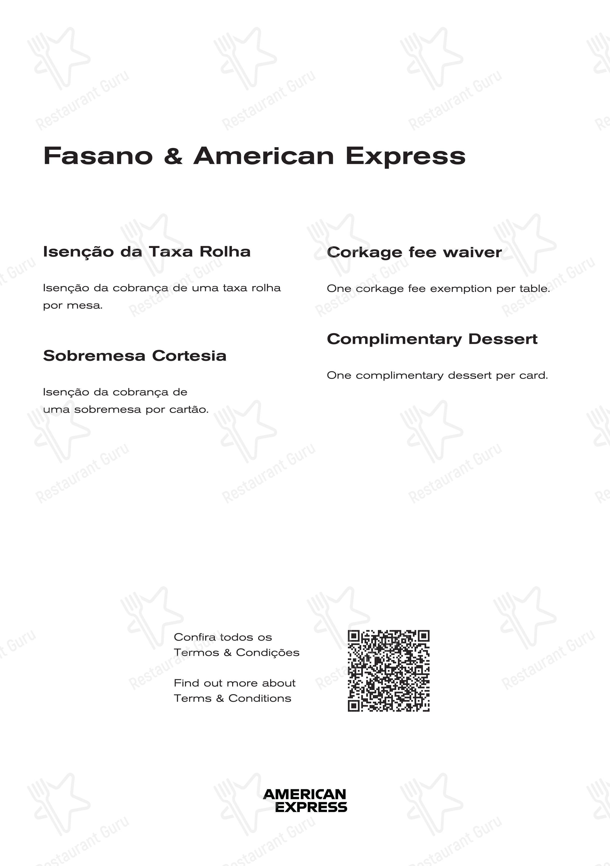 Gero Rio em Rio de Janeiro - Menu