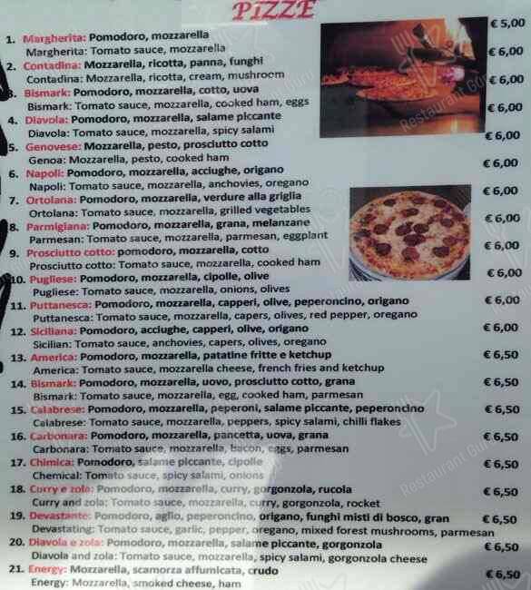 Menu de Ristorante Pizzeria Gioia 53