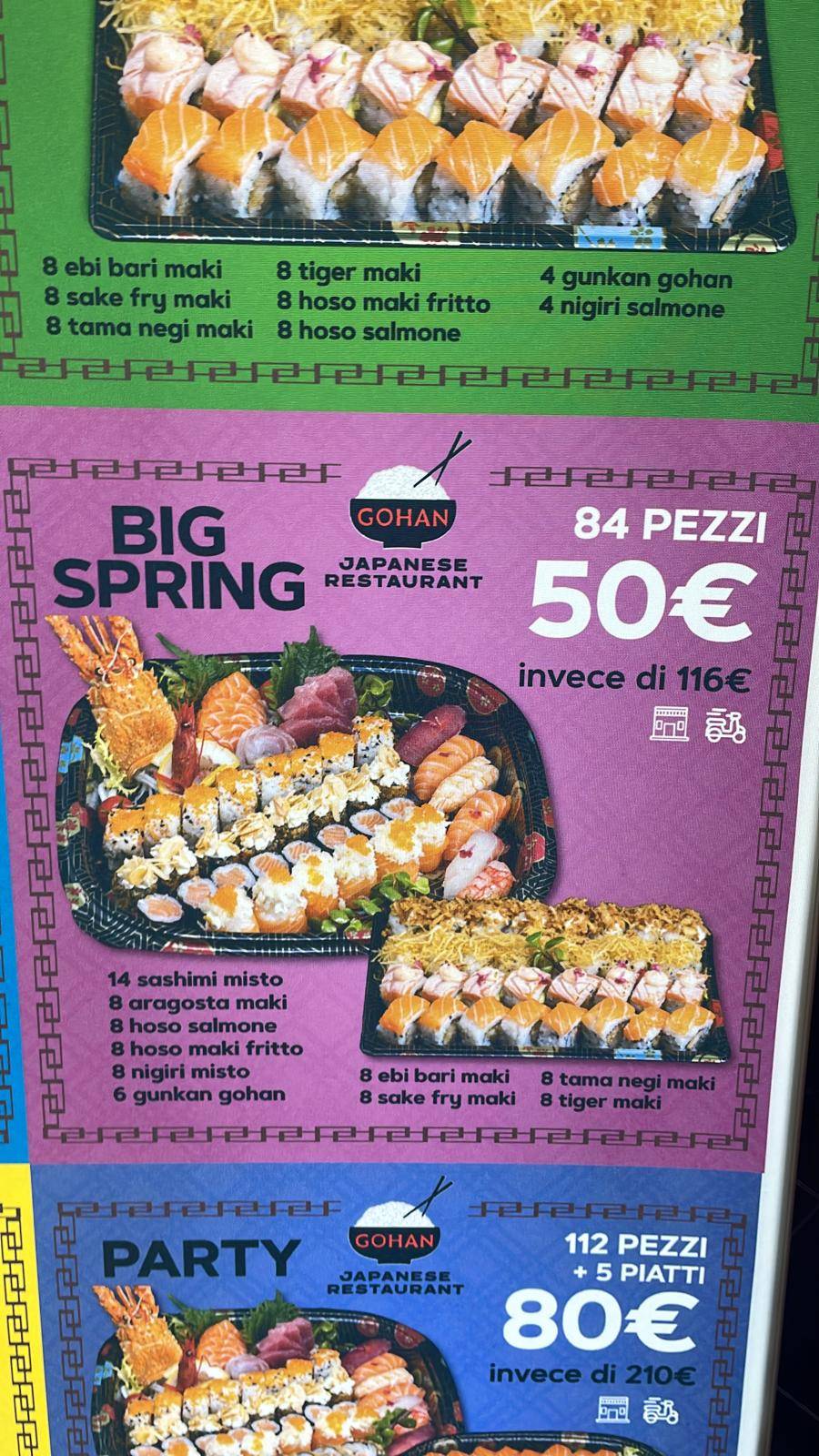 Menu di Gohan Forum - Ristorante Giapponese 