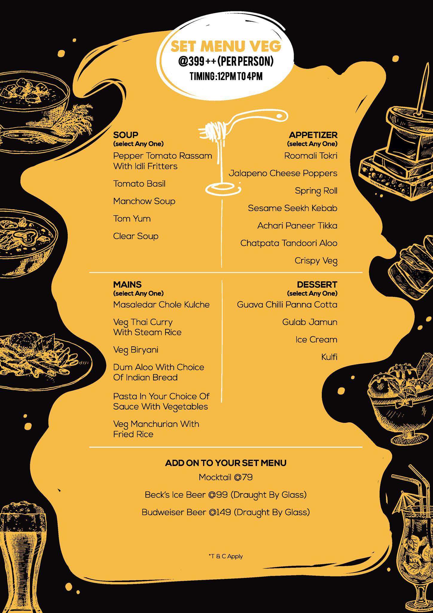 Gold Coins VegX menu