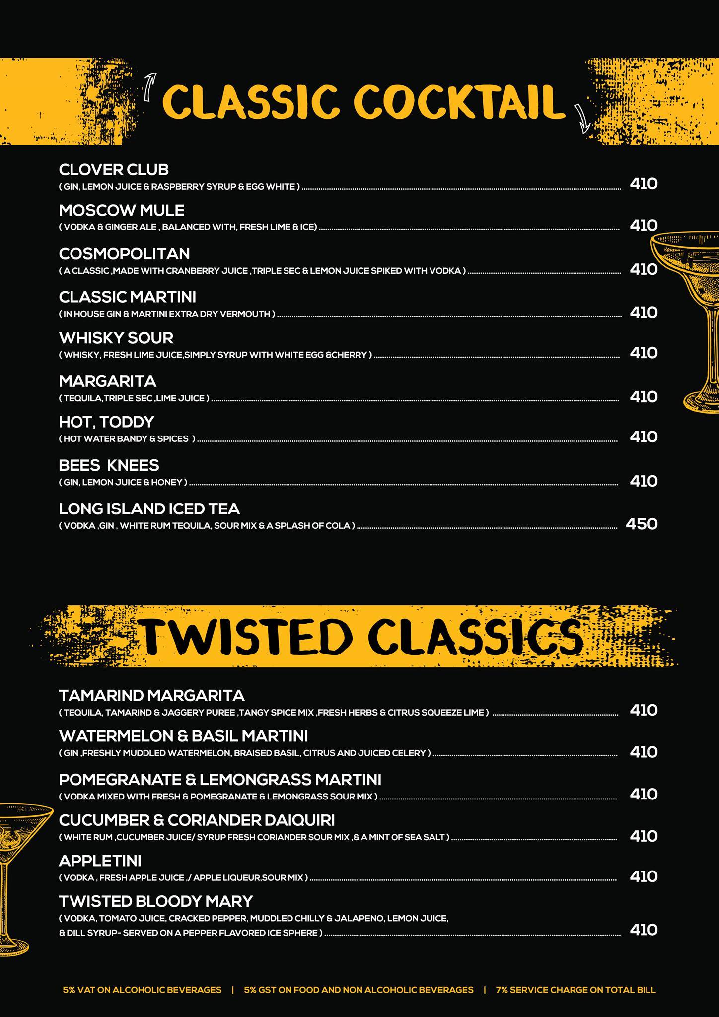 Gold Coins VegX menu