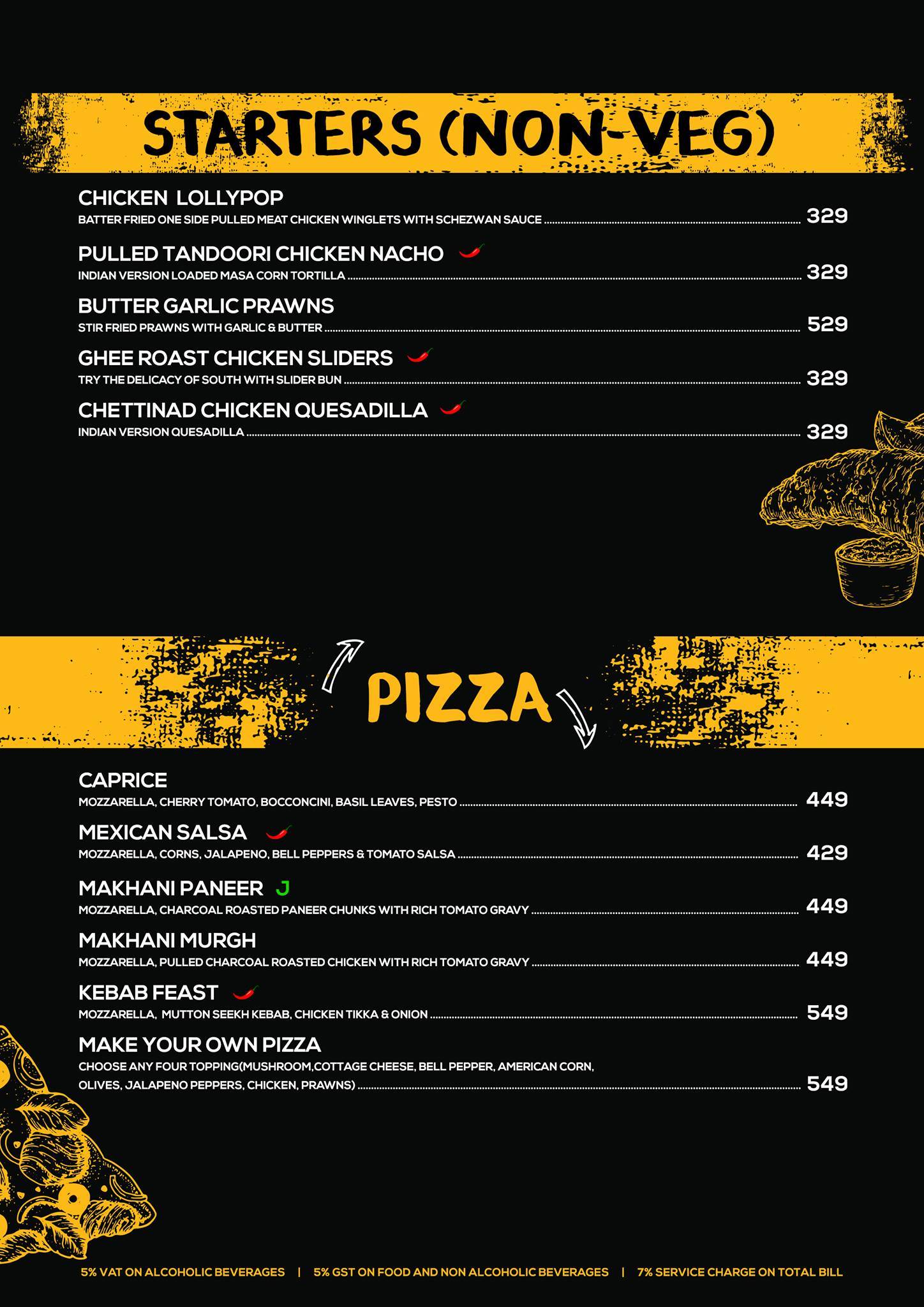 Gold Coins VegX menu