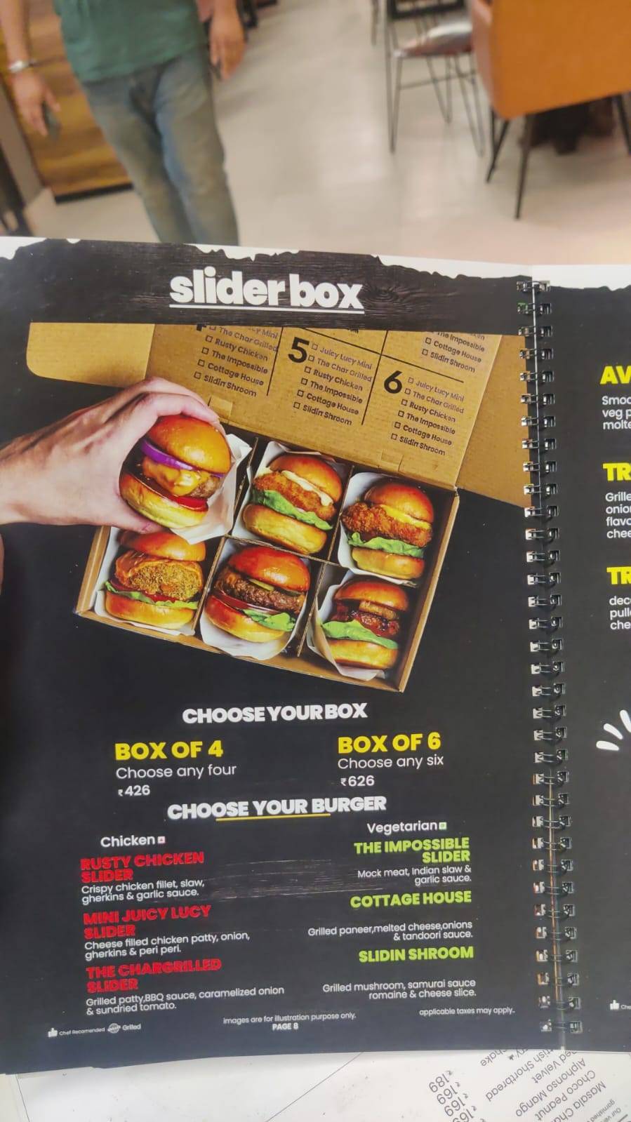 Gourmet By Biggies Burger : CDA (Cuttack) menu