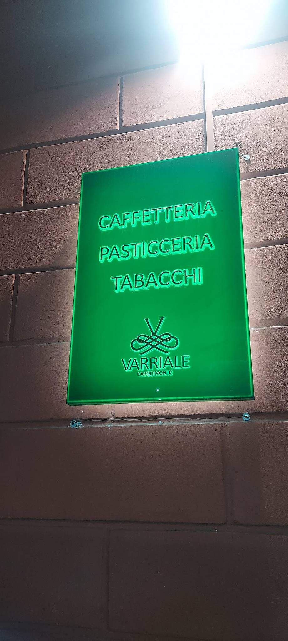 Menu di Gran Caffè Varriale 
