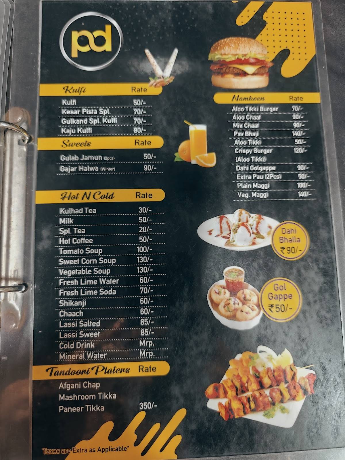 Grand Prakash Dhaba menu