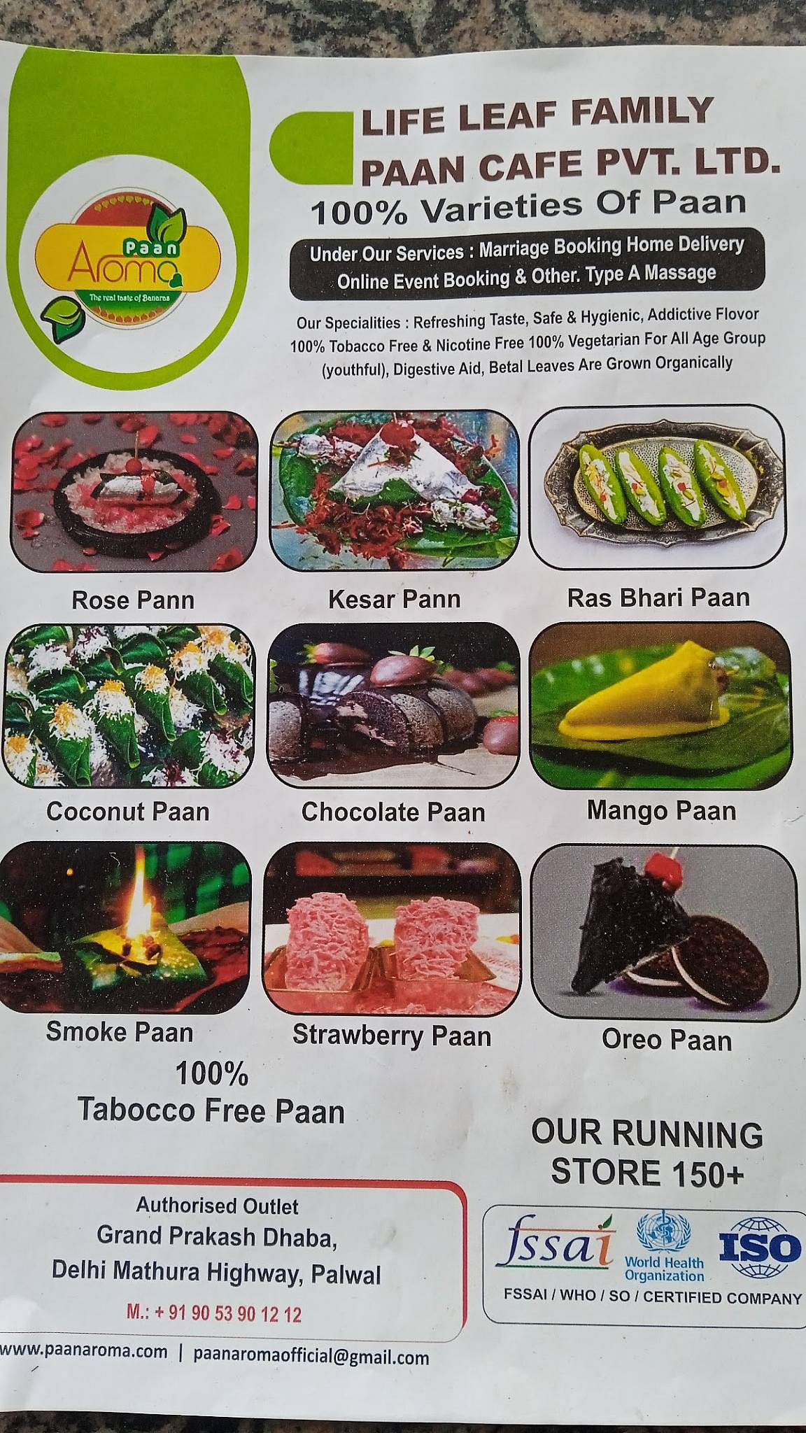Grand Prakash Dhaba menu