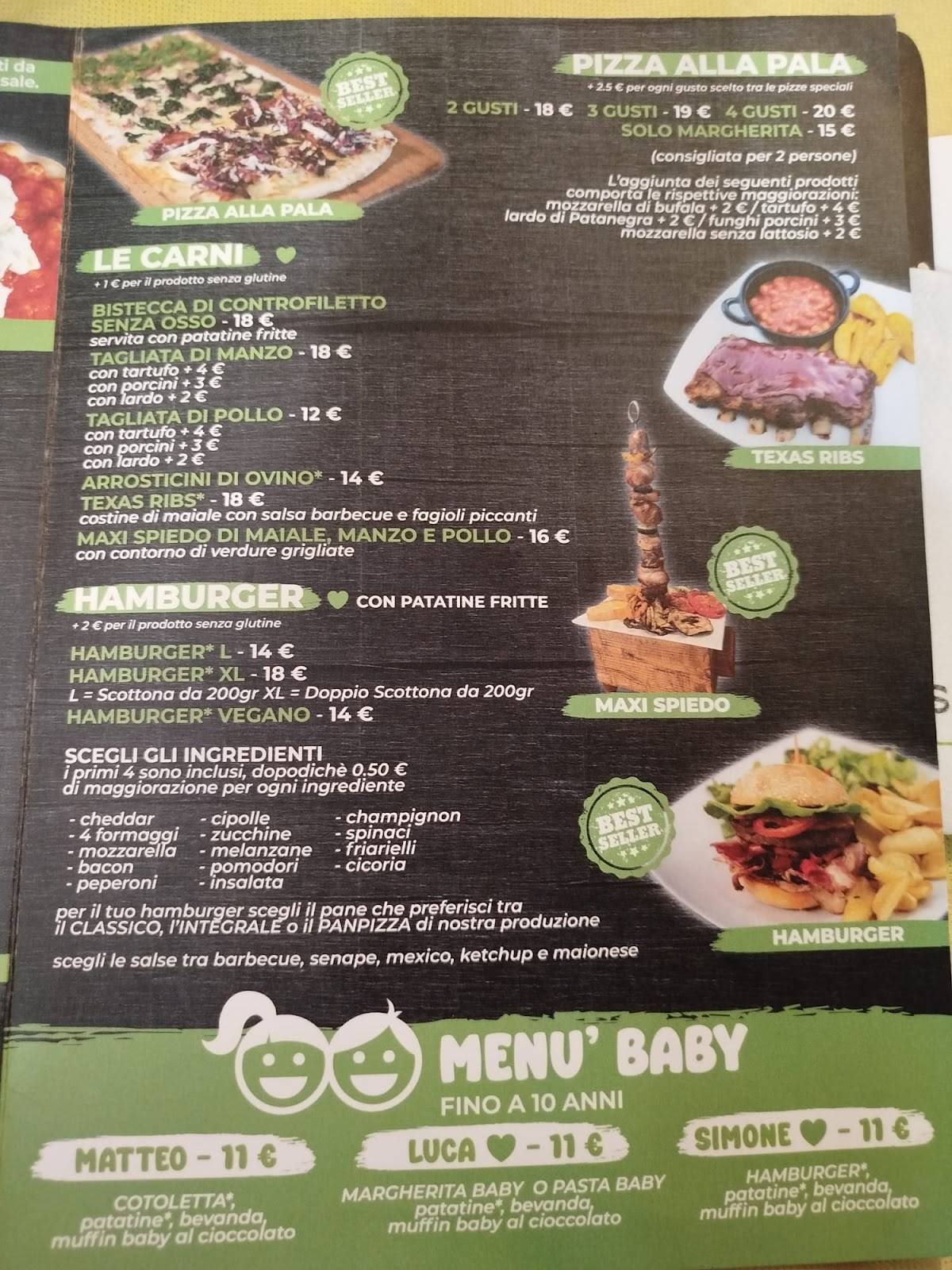 Menu di Grano e Sale 