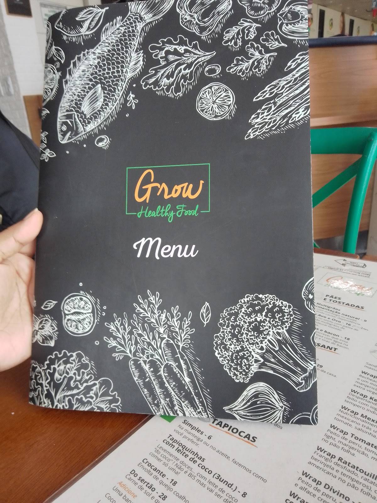 Grow Healthy Food: Café da Manhã, Brunch, Vegana em Fortaleza CE cardápio