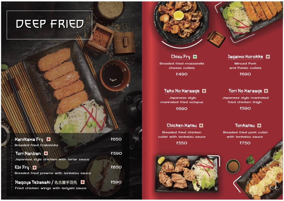 Kogai- Fine Japanese Dining menu