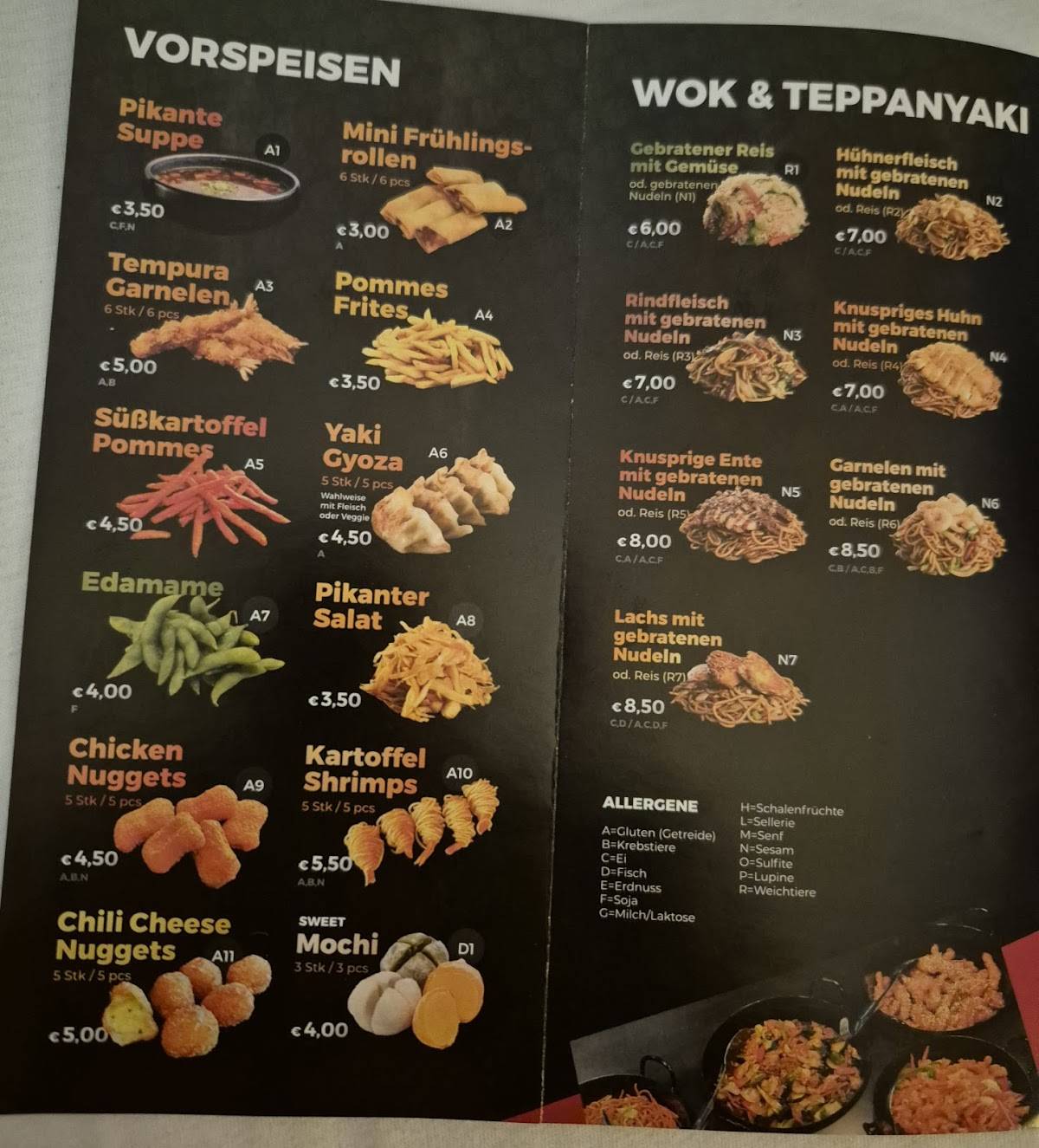 Menu de Haikky Mini Innsbruck