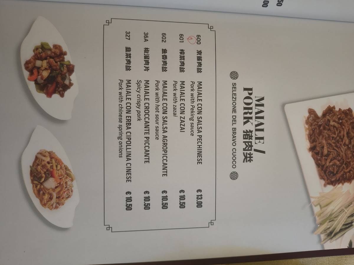 Menu di Hang Zhou da Sonia 