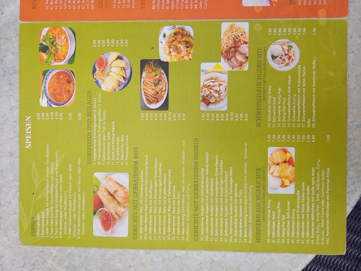 Speisekarte von Hanoi Asia Wok restaurant, Ulm