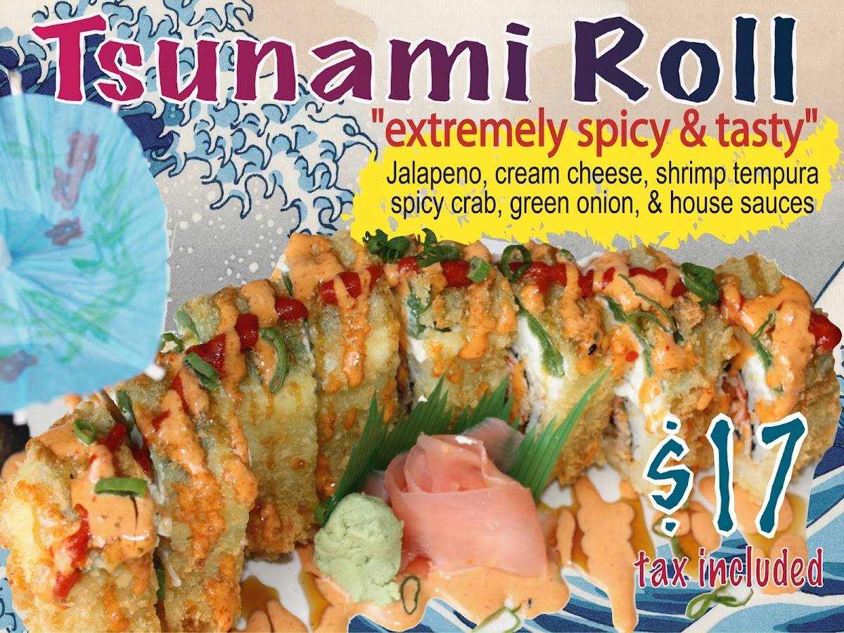 Menu at Healthy Japan restaurant, Visalia, S Mooney Blvd