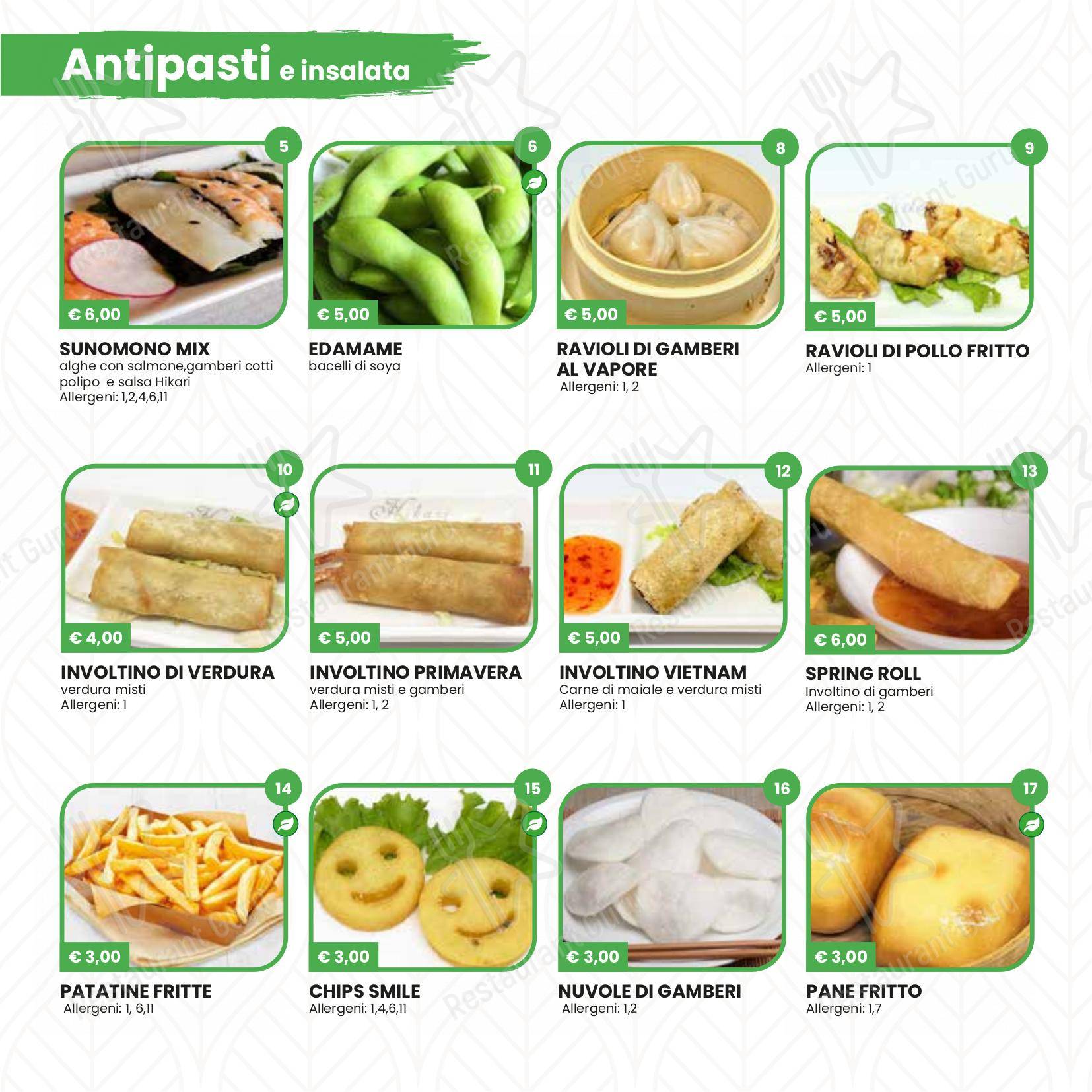 Menu di Hikari Sushi - Детское
