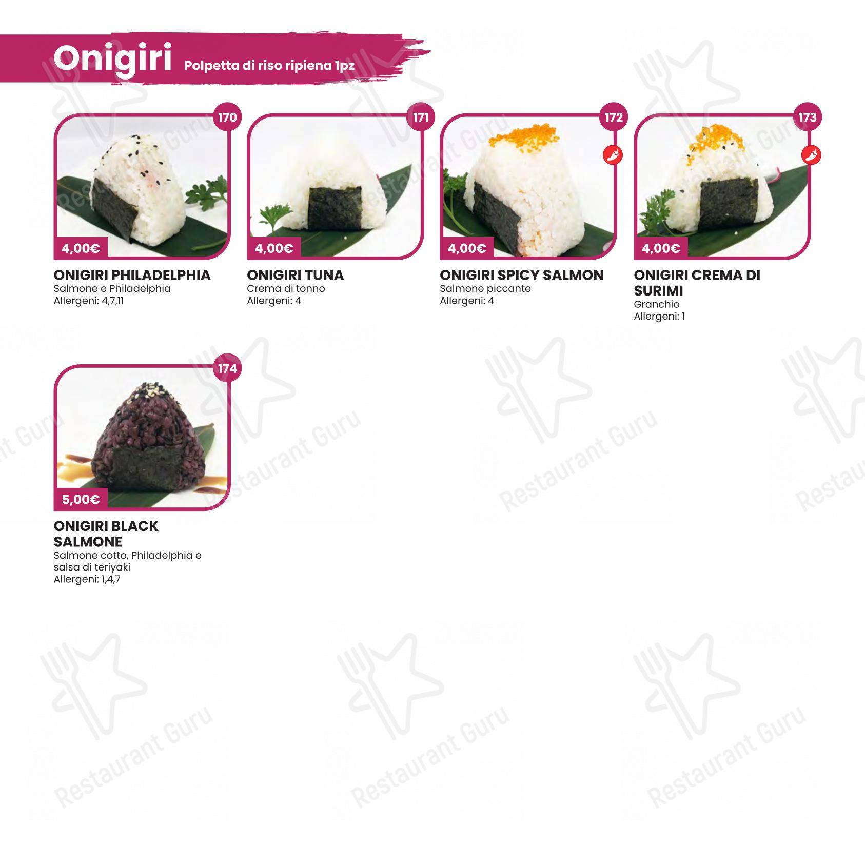 Menu di Hikari Sushi - Menu