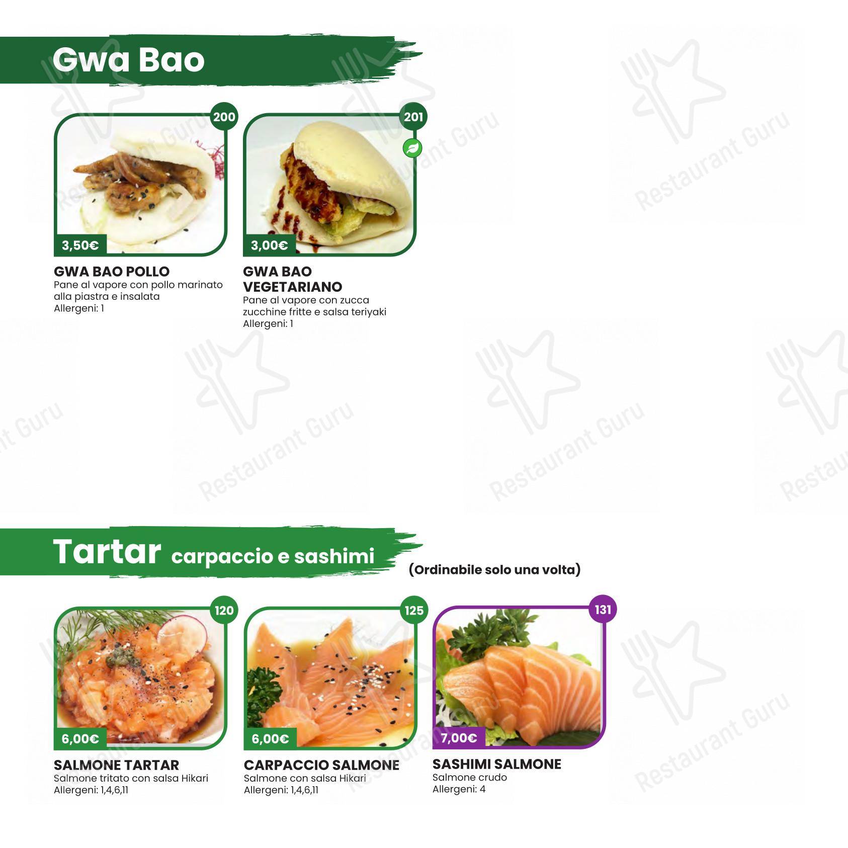 Menu di Hikari Sushi - Menu