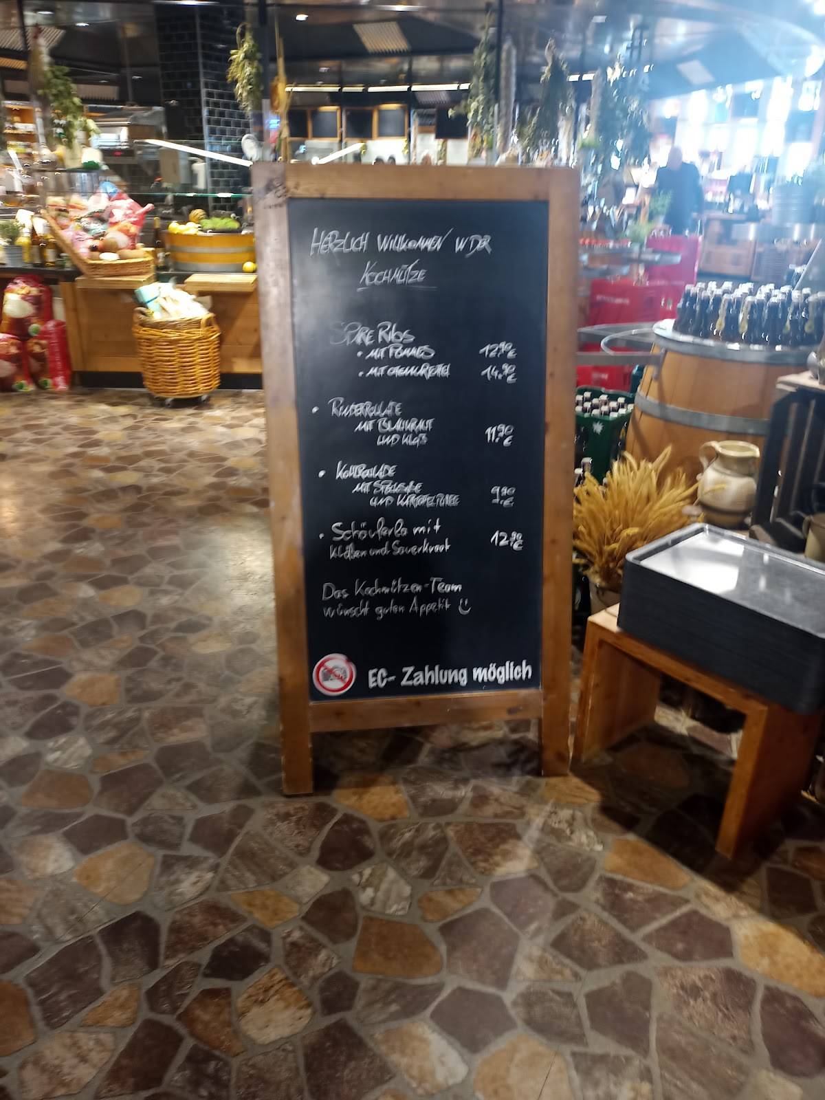 Prospekt Hoffner Restaurant Speisekarte