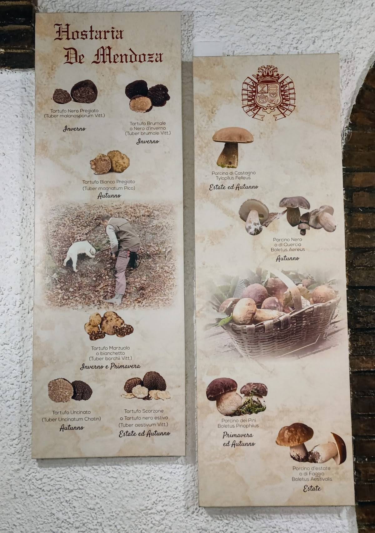 Menu di Hosteria De Mendoza Di Rose Maria Elisa Ristorante 